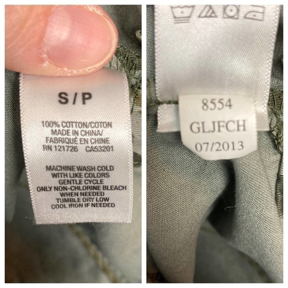 AEROPOSTALE Camouflaged Military Style Utility Jacket Shacket 100% cotton Size S - Picture 8 of 11